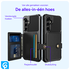 Samsung Galaxy S23 FE 3 in 1 Back Cover Portemonnee Hoesje Zwart afbeelding 6