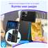 Samsung Galaxy S23 FE 3 in 1 Back Cover Portemonnee Hoesje Zwart afbeelding 2