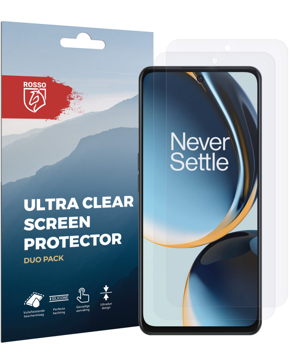 Rosso OnePlus Nord CE 3 Lite Screen Protector Ultra Clear Duo Pack afbeelding 7