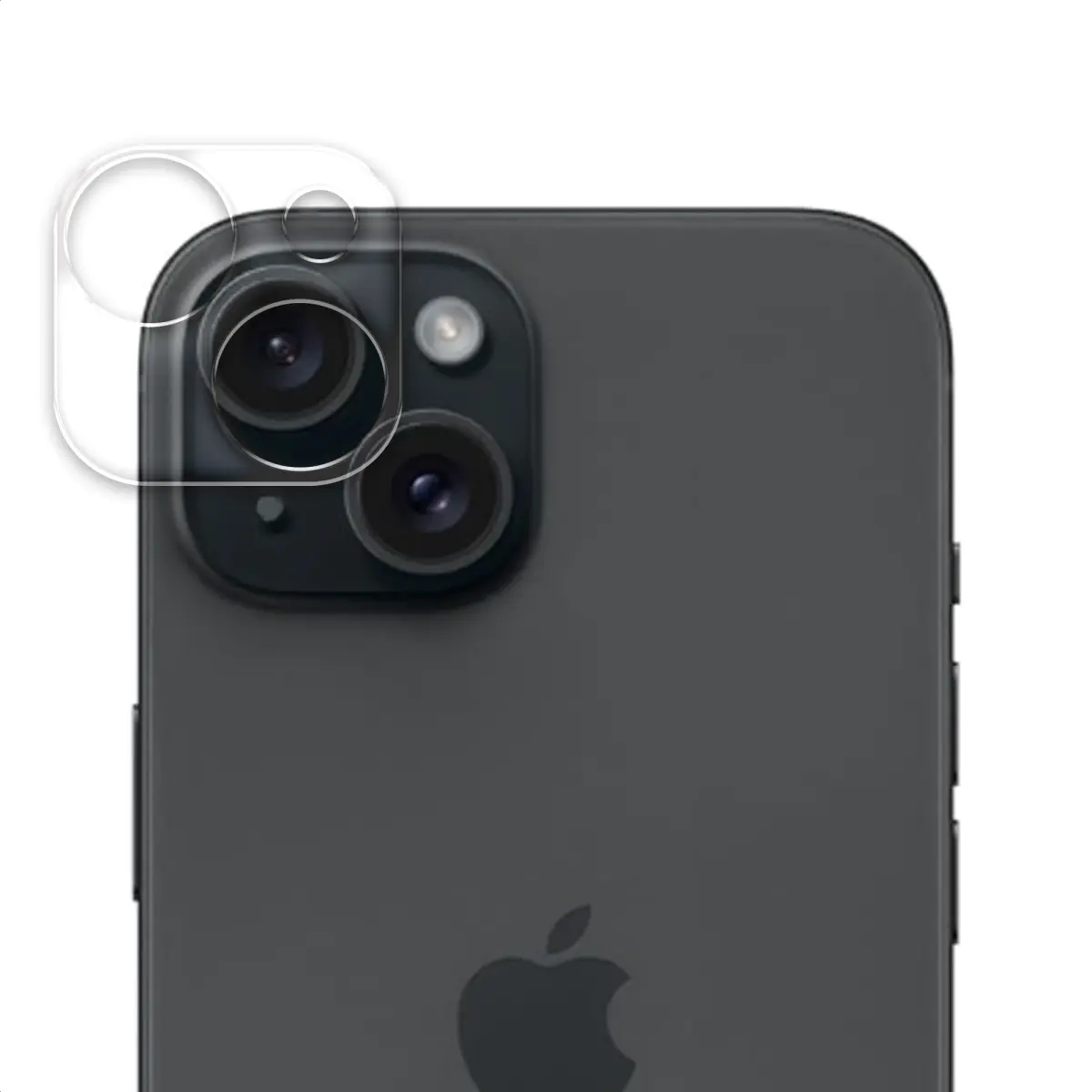 Rosso Apple iPhone 15 / 15 Plus Camera Lens Protector Transparant afbeelding 1