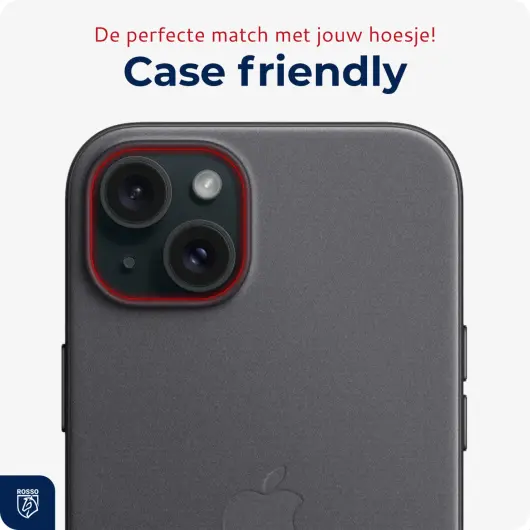 Rosso Apple iPhone 15 / 15 Plus Camera Lens Protector Transparant afbeelding 6