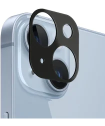 Rosso Apple iPhone 15 / 15 Plus Camera Lens Protector Zwart