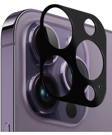 Rosso Apple iPhone 15 Pro/15 Pro Max Camera Lens Protector Zwart Screen Protectors