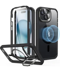 ESR Armor Tough Apple iPhone 15 Hoesje MagSafe Transparant Zwart