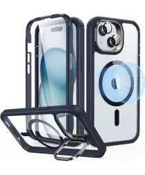 ESR Armor Tough Apple iPhone 15 Hoesje MagSafe Transparant Blauw