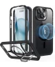 ESR Armor Tough Apple iPhone 15 Plus Hoesje MagSafe Transparant Zwart