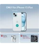ESR Cloud Soft HaloLock Stand iPhone 15 Plus Hoesje MagSafe Blauw