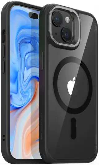 ESR Classic Hybrid MagSafe Apple iPhone 15 Hoesje met Stand Donkerblauw afbeelding 11