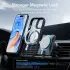 ESR Classic Hybrid MagSafe Apple iPhone 15 Hoesje met Stand Donkerblauw afbeelding 4