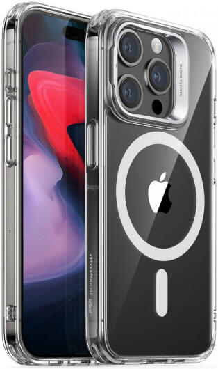ESR Classic Hybrid MagSafe iPhone 15 Pro Hoesje met Stand Transparant afbeelding 9