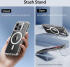 ESR Classic Hybrid MagSafe iPhone 15 Pro Hoesje met Stand Transparant afbeelding 7