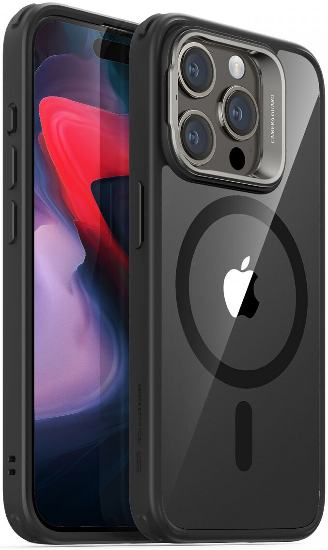 ESR Classic Hybrid MagSafe iPhone 15 Pro Hoesje met Stand Clear Black afbeelding 9