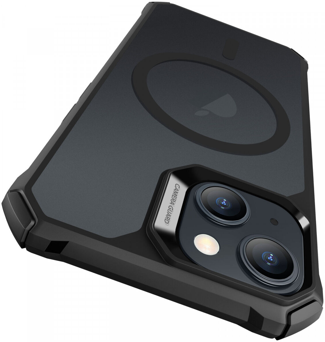 ESR Air Armor HaloLock Apple iPhone 15 Hoesje MagSafe Frosted Zwart afbeelding 2