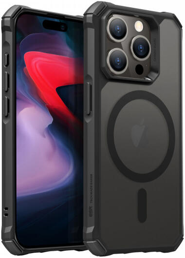 ESR Air Armor HaloLock iPhone 15 Pro Max Hoesje MagSafe Zwart afbeelding 2