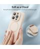 ESR Cloud Soft HaloLock Apple iPhone 15 Pro Hoesje MagSafe Beige