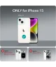 ESR Project Zero Apple iPhone 15 Hoesje Back Cover Transparant