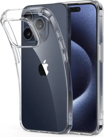 ESR Project Zero Apple iPhone 15 Pro Hoesje Back Cover Transparant afbeelding 1