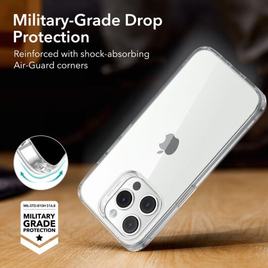 ESR Project Zero Apple iPhone 15 Pro Hoesje Back Cover Transparant afbeelding 3