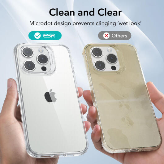 ESR Project Zero Apple iPhone 15 Pro Hoesje Back Cover Transparant afbeelding 7