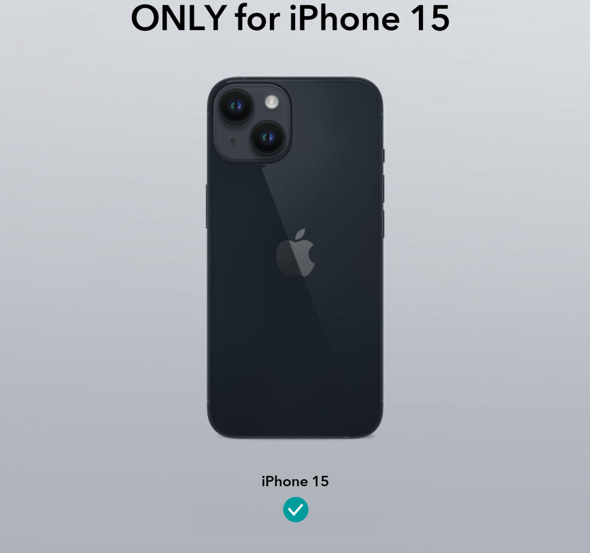 ESR Ice Shield Apple iPhone 15 Hoesje Tempered Glass Case Transparant afbeelding 7