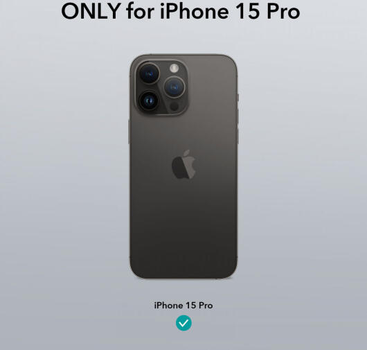 ESR Ice Shield iPhone 15 Pro Hoesje Tempered Glass Case Transparant afbeelding 7