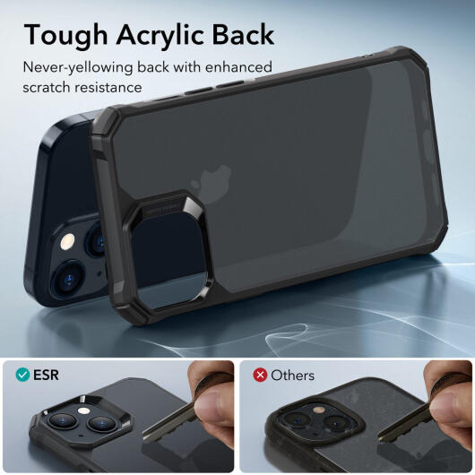 ESR Air Armor Apple iPhone 15 Hoesje Back Cover Zwart afbeelding 4