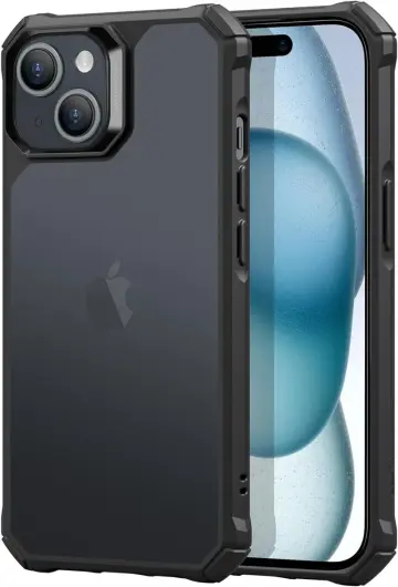 ESR Air Armor Apple iPhone 15 Hoesje Back Cover Zwart afbeelding 1