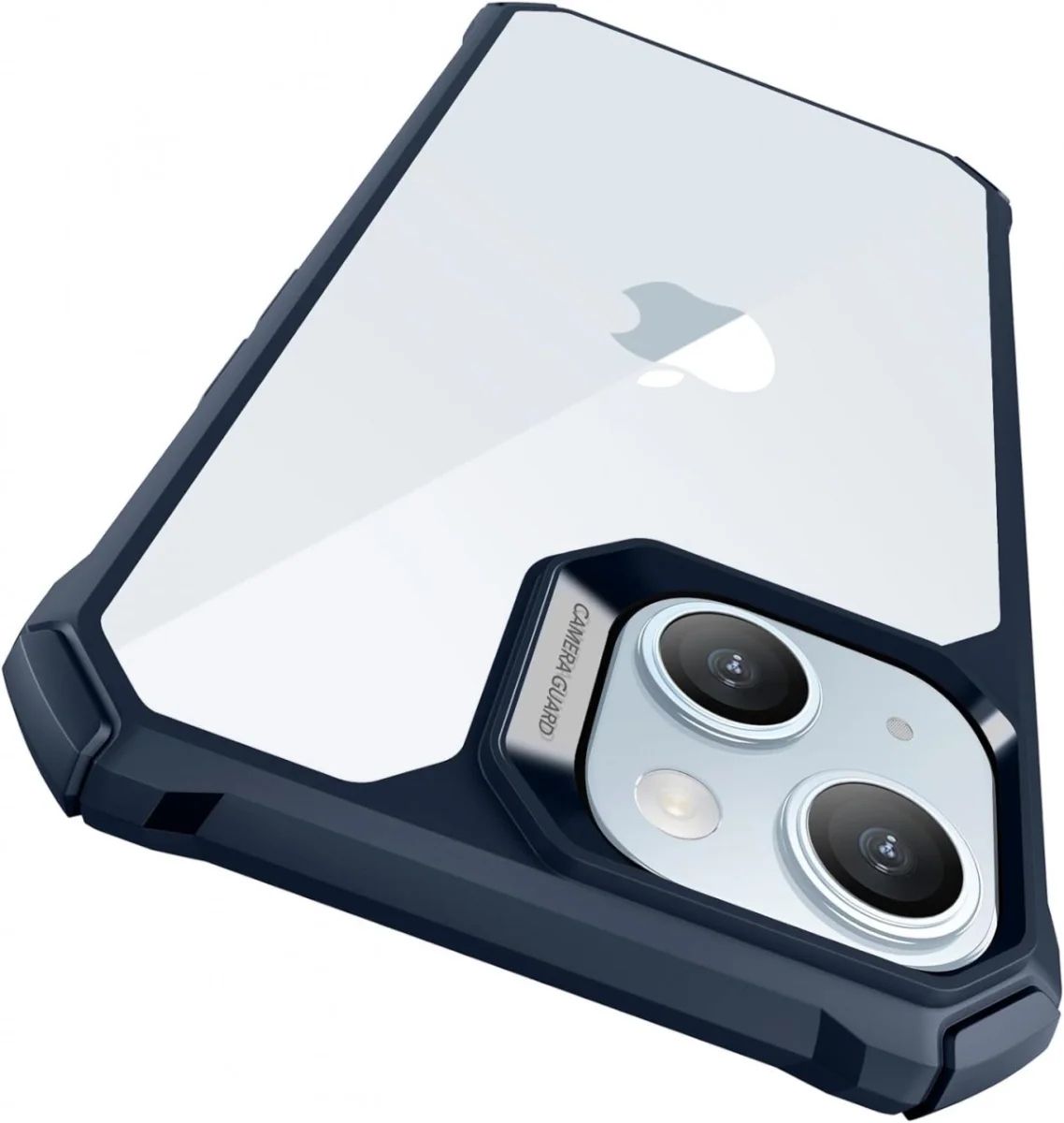 ESR Air Armor Apple iPhone 15 Hoesje Back Cover Transparant Blauw afbeelding 1