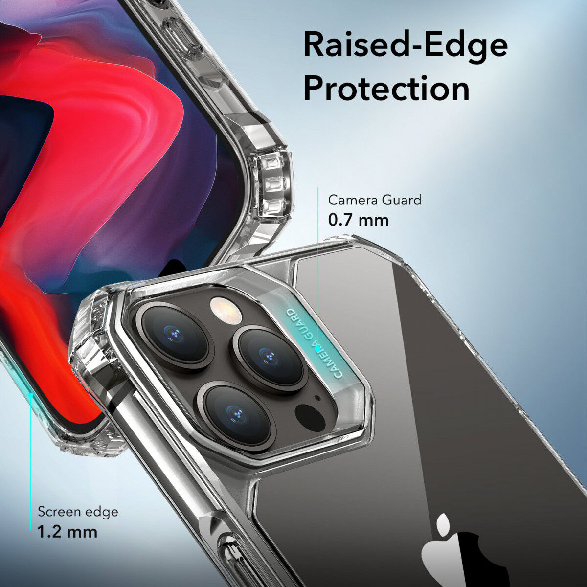 ESR Air Armor Apple iPhone 15 Pro Max Hoesje Back Cover Transparant afbeelding 5