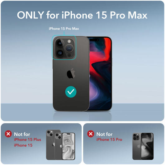 ESR Air Armor Apple iPhone 15 Pro Max Hoesje Back Cover Transparant afbeelding 8