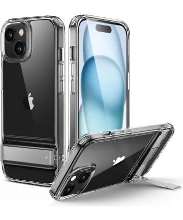 ESR Air Shield Boost Apple iPhone 15 Plus Hoesje Kickstand Transparant Hoesjes