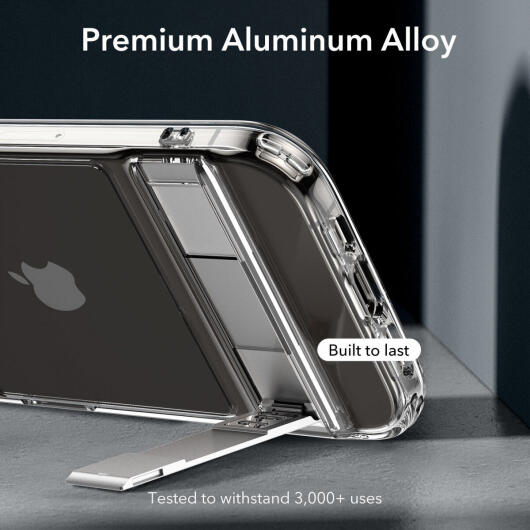 ESR Air Shield Boost Apple iPhone 15 Pro Hoesje Kickstand Transparant afbeelding 5