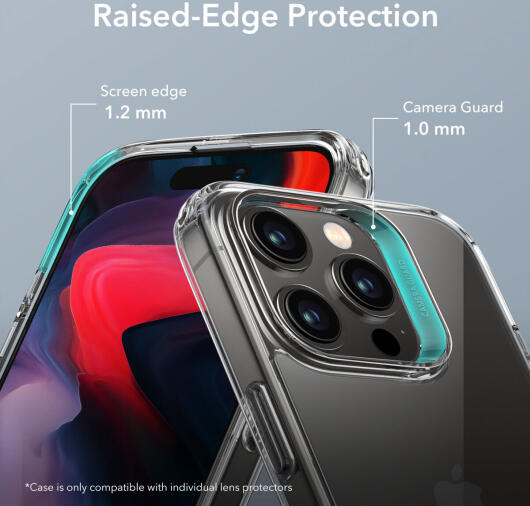 ESR Air Shield Boost Apple iPhone 15 Pro Hoesje Kickstand Transparant afbeelding 6