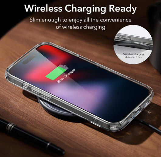 ESR Air Shield Boost Apple iPhone 15 Pro Hoesje Kickstand Transparant afbeelding 7