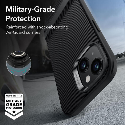 ESR Air Shield Boost Apple iPhone 15 Pro Hoesje Kickstand Zwart afbeelding 2