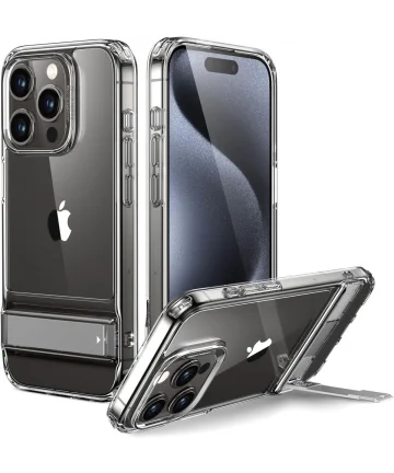 ESR Air Shield Boost iPhone 15 Pro Max Hoesje Kickstand Transparant Hoesjes