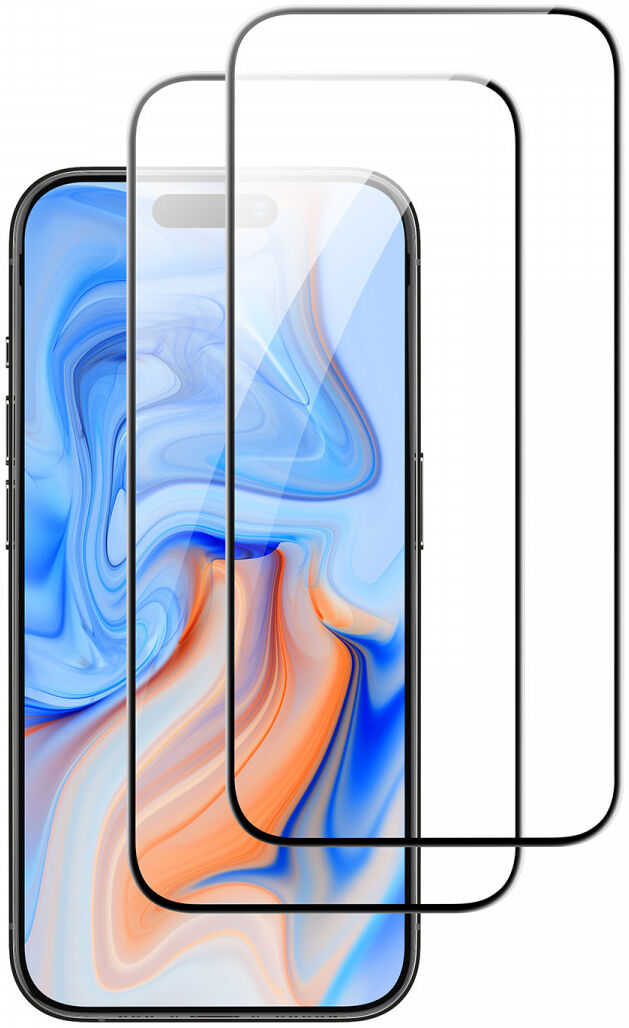 ESR iPhone 15 Screen Protector Tempered Glass met Montageframe 2-Pack afbeelding 9
