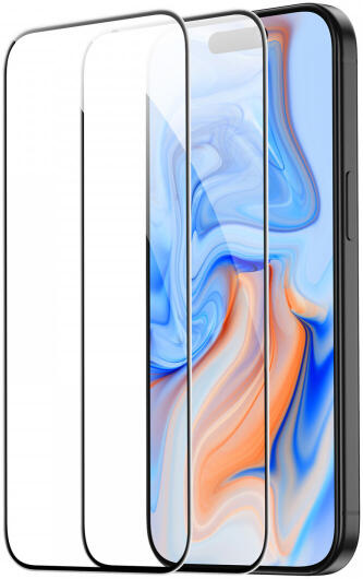 ESR iPhone 15 Screen Protector Tempered Glass met Montageframe 2-Pack afbeelding 10