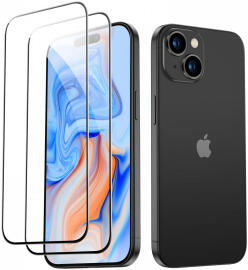 ESR iPhone 15 Screen Protector Tempered Glass met Montageframe 2-Pack afbeelding