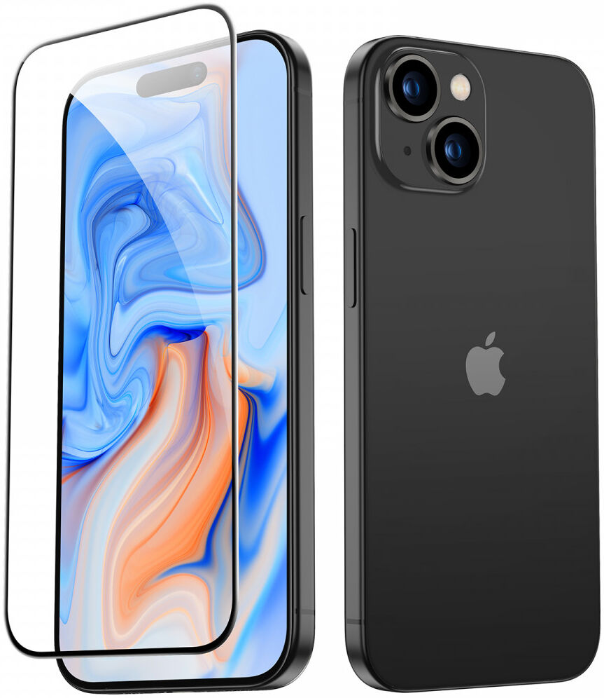 ESR iPhone 15 Screen Protector Tempered Glass met Montageframe 1-Pack afbeelding 1
