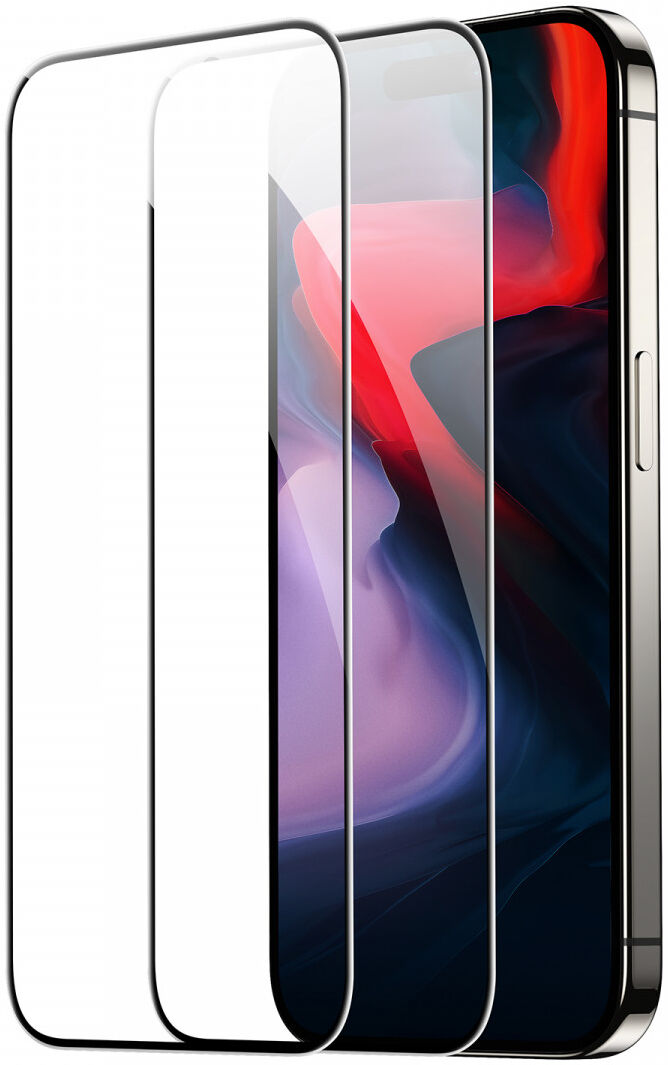 ESR iPhone 15 Pro Screen Protector Glas met Montageframe (2-Pack) afbeelding 10