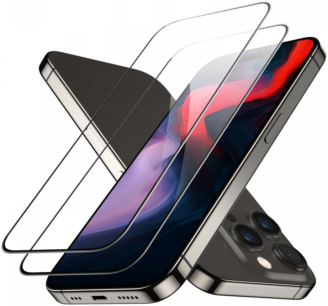 ESR iPhone 15 Pro Screen Protector Glas met Montageframe (2-Pack) afbeelding 2