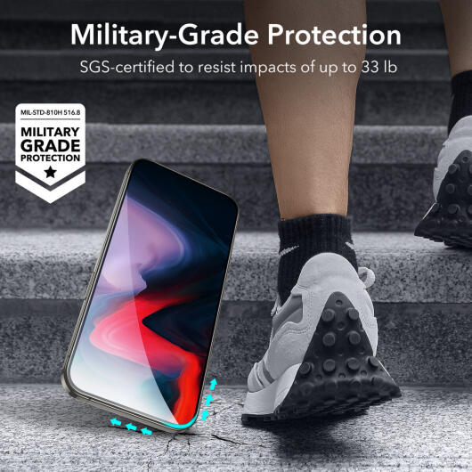 ESR iPhone 15 Pro Max Screen Protector Glas met Montageframe (2-Pack) afbeelding 3