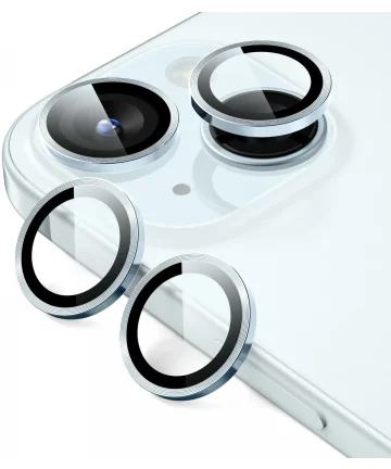 ESR Apple iPhone 15 / 15 Plus Camera Lens Protector Glas Blauw Screen Protectors