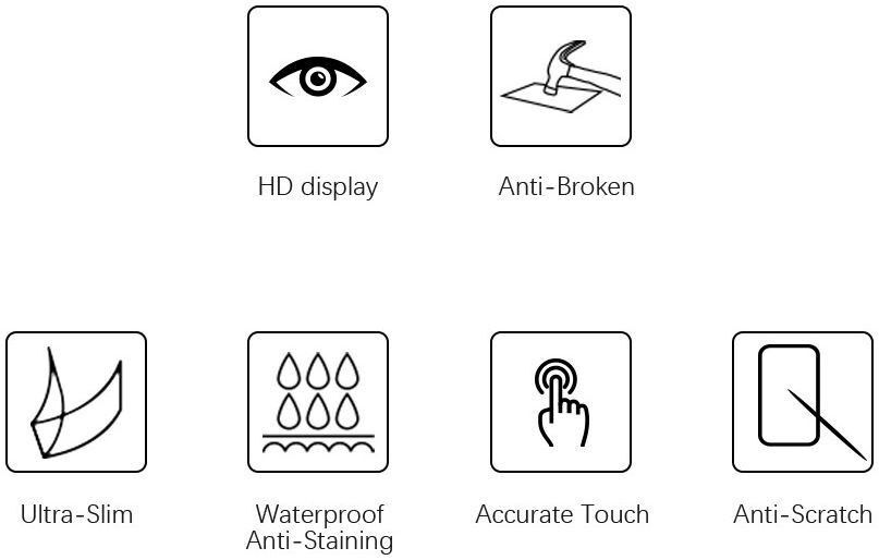 Oppo  Reno8 T Screen Protector 0.3mm Arc Edge Tempered Glass afbeelding 3
