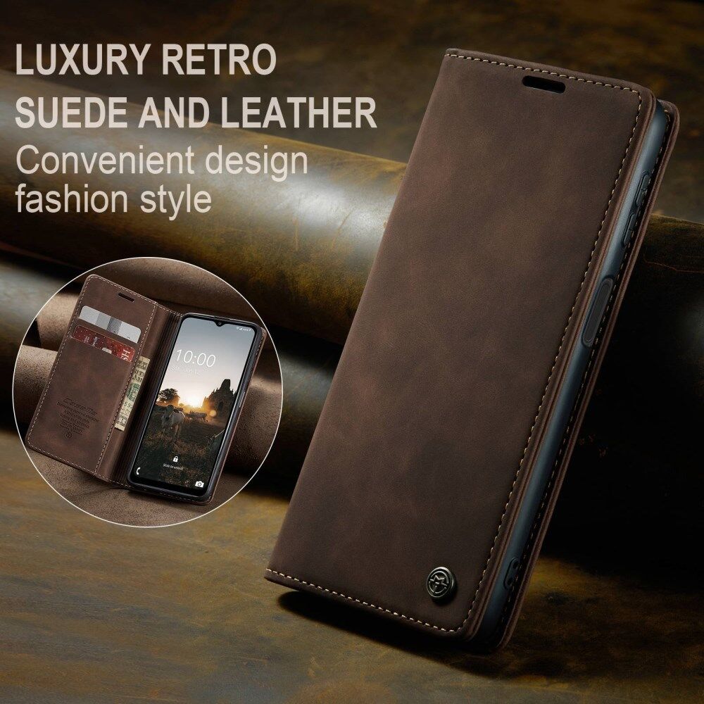 CaseMe 013 Samsung Galaxy M33 Hoesje Book Case met Standaard Coffee afbeelding 5