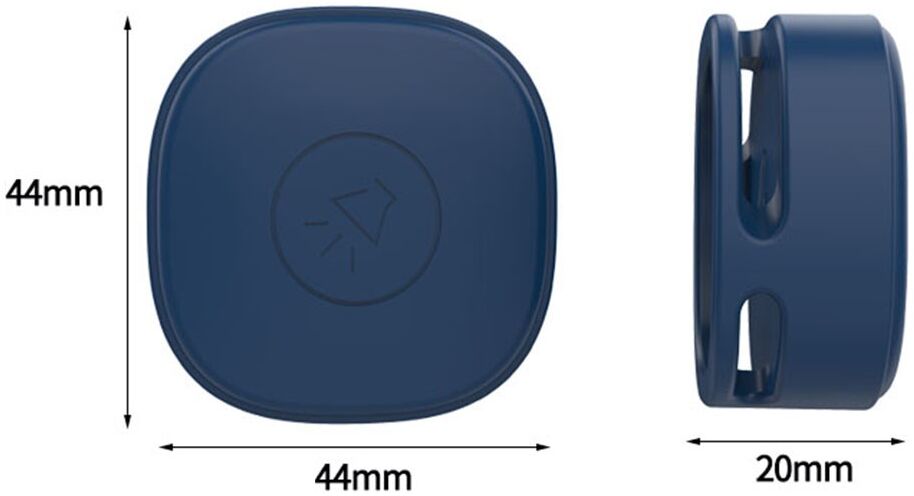 Samsung Galaxy SmartTag Siliconen Hoesje voor Huisdieren Blauw afbeelding 7