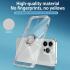 Apple iPhone 15 Pro Max Hoesje Magnetische Kickstand Ring Transparant afbeelding 6