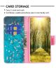 Motorola Edge 40 Hoesje Portemonnee Book Case Blossom Print