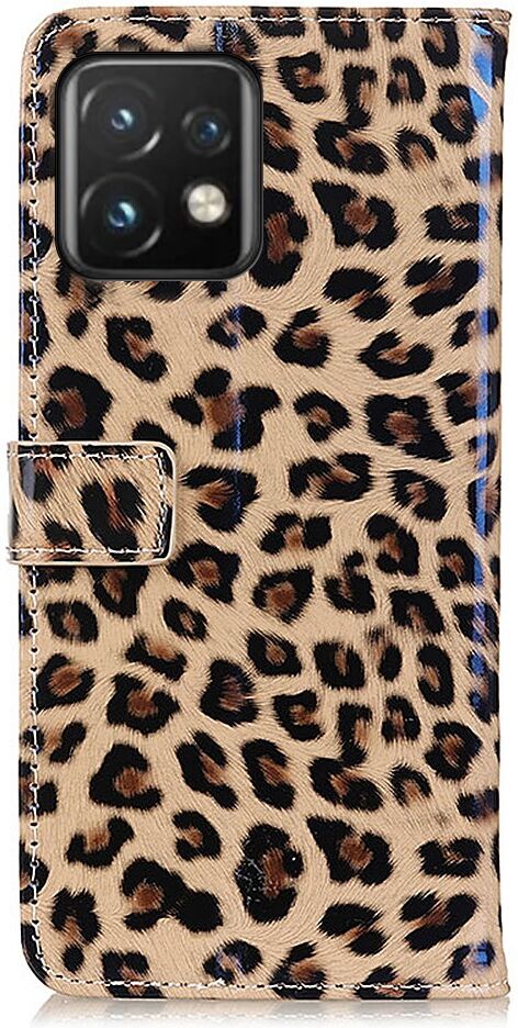 Motorola Edge 40 Pro Hoesje Portemonnee Book Case Luipaard Print afbeelding 7